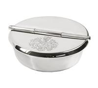 EDZARD posacenere ribaltabile Herald, altamente placcato in argento, ø 10 cm
