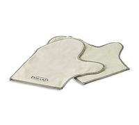 Edzard QualiPolish® Coppia di guanti per la pulizia di argento, monete e posate in ottone, argento e oro - Guanti per gioielli, detergente, lucidante per la cura