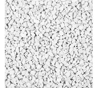 EDZARD Sassolini decorativi 1 kg (granulometria 2-3 mm), gres, bianco | resistente all'acqua, pietre decorative, ghiaia decorativa, sabbia per vasi, decorazione tavola, idea regalo