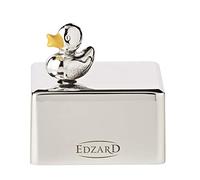 Edzard Scatola Musicale Decorativa Anatra, Argento Placcato e antiossidante, Circa 5x6 cm, Melodia Canzone della buona Notte
