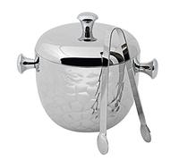 EDZARD Secchiello per ghiaccio Rico (H 18 cm, Ø 16 cm, 1,5 L), inox