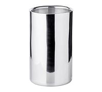 EDZARD Secchiello per vino Pearl (H 20 cm, Ø 12 cm), acciaio inox, a doppia parete, per 1 bottiglia - secchiello per bottiglie, secchiello per spumante, secchiello per champagne