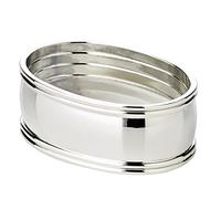 EDZARD Set di 6 tovaglioli rotondi placcati argento schwerversilbert qualiPlated filo, colore: argento