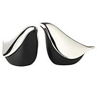 EDZARD set spargisale e spargipepe Dove - 6 cm, placcato in argento pregiato, design elegante, antiossidante