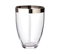 EDZARD vaso Charlotte, vetro di platino, altezza 20 cm, diametro 15 cm