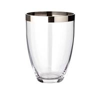 EDZARD vaso Charlotte, vetro di platino, altezza 24 cm, diametro 19 cm