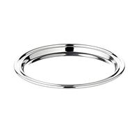 EDZARD Vassoio Pipe (Ø 17 cm), placcato in argento, antiossidante | centrotavola, per servire in tavola, idea regalo, decorazione casa