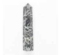 EDZZEL Apache Lacrima Cristallo Gemma Gemma Punta 6 Torre Sfaccettata Esagonale Reiki Pietre per Decorazione 3,5 a 12,7 cm - 1 Pz