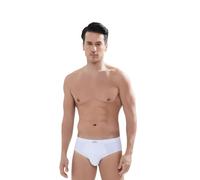 EE ESSENZA 6 Slip Uomo - 95% Cotone 5% Elastan, Colori Uniti cod. ES3103(Bianco,L)