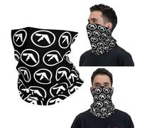 EEAAUUWE Aphex Twin Creative Y2K Logo Bandana Collo Cover Stampato Wrap Sciarpa Calda Sciarpa Ciclismo Per Uomini Donne Adulto