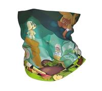 EEAAUUWE C-Cookie Run Kingdom - Fascia invernale scaldacollo per donne e uomini, per escursionismo, ciclismo, sciarpa tubolare scintillante con biscotto