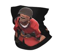 EEAAUUWE Team Fortress 2 Bandana Scaldacollo Stampato Maschera Sciarpa Sciarpa Multiuso Ciclismo Escursionismo Pesca Per Uomini Donne Adulto Traspirante