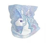 EEAAUUWE The Last Unicorn Bandana invernale scaldacollo antivento avvolgente sciarpa per escursionismo Cartoon Anime Movie ghetta fascia