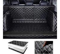EEASSA Auto Pelle Tappetino Tappetini Bagagliaio, Completamente Chiuso Baule Fodera Tappeto Impermeabile Antiscivolo per Peugeot 2008 2020-2023, Protezione Copri Intern,A