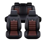 EEASSA Coprisedile Pelle Auto per VW Golf VIII VI V IV III II I MK 8 7 6 5 4 3 R GTE/GTI/GTD/Clubsport 45, 5 Posti Anteriori Posteriori Set Completo Protezioni Coprisedile Comodi Impermeabili Interni