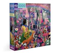 eeBoo - Cat and The Castle Puzzle per adulti 1000 pezzi in cartone - Dimensioni 58,5 x 58,5 cm
