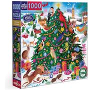 eeBoo Christmas Songbirds-Puzzle di Natale 1000 pezzi-Dimensioni x 58,5 cm, PZT204