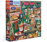 eeBoo Pasticceria di Natale-Puzzle per adulti 1000 pezzi in cartone-Dimensioni x 58,5 cm, PZT774