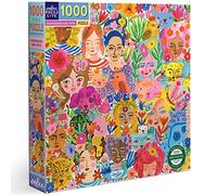 eeBoo Piece and Love Goddesses & Pets - Puzzle quadrato per adulti, 1000 pezzi