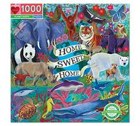 Eeboo - Puzzle 1000 pezzi Planet Earth - Puzzle da 1000 pezzi in cartone per adulti - Dimensioni 58,5 x 58,5 cm