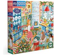 eeBoo Swedish Holiday Kitchen-Puzzle adulto 1000 pezzi cucina natalizia scandinava-Dimensioni x 58,5 cm, PZT750