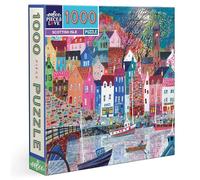 Eeboo - Puzzle da 1000 pezzi Scottish Isle - Puzzle per adulti, 1000 pezzi in cartone, dimensioni del puzzle, 58,4 x 58,4 cm