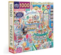 Eeboo - Puzzle da 1000 pezzi Sweet Shoppe - Puzzle per adulti 1000 pezzi in cartone - Dimensioni del puzzle 58,4 cm x 58,4 cm