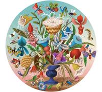 eeBoo: Puzzle rotondo da 500 pezzi ""Piece and Love Crazy Bug Bouquet"" di Piece and Love. Puzzle per adulti e famiglie. Include pezzi lucidi e rob