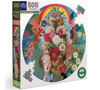 eeBoo- Teatro dei Fiori Adulti Theatre of Flowers-Puzzle da 500 Pezzi in Cartone Riciclato, PZFTFL