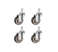 EEEBLBXNQ 4 Pezzi Ruote girevoli universali con Barra Girevole for carrelli for mobili, banchi da Lavoro, della Spesa(4 Universal,1.25 inch)