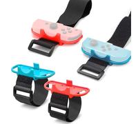EEEKit Braccialetti per Nintendo Switch, 2 Misure Cinturini Regolabili Compatibili con Joy-Con Controller Switch OLED per Just Dance & Zumba Burn It Up