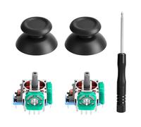 EEEKit Joystick Analogico 3D Sostituzione per Controller, Modulo Sensore Joystick con Cacciavite per PS4 Slim, Kit Riparazione Thumbsticks Compatibile con Sony PS4