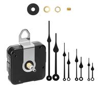 EEEKit Movimento Orologio da Parete al Quarzo, Movimenti Orologio con Secondo Fluido con 4 Set di Lancette, Movimento con Albero 18mm per Orologio Tic Tac