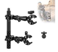 EEEKit Set di supporto per fotocamera per moto, in alluminio, per manubrio della bicicletta