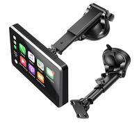 EEEKit Supporto a ventosa girevole a 360°, per auto, cruscotto e parabrezza, per display portatile CarPlay, GPS, dashcam, autoradio, supporto di ricambio con 4 ganci posteriori da 7 a 11"