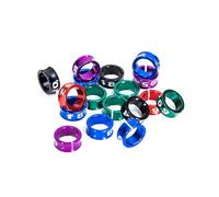 EEfpxwtz Gli Uccelli chiudono Le Gambe, Etichette identificative for Piedi di Uccelli Aperti in Lega Alluminio Multicolori 4-8mm for pappagalli piccioni quaglie(Open-10pcs,4.5mm)