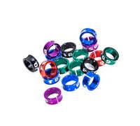 EEfpxwtz Gli Uccelli chiudono Le Gambe, Open Alum BirdFoots Multicolor 4-8mm LegBands ParrotFincigeon Se Pollame Tag ID(Open-100pcs,4mm)