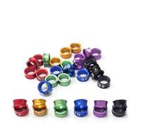 EEfpxwtz Gli Uccelli chiudono Le Gambe, Piedini for Uccelli Aperti in Alluminio, Gambe Divise numerate Multicolor 4-8mm 50-200 Pezzi(Mixed Colors4.7mm,200pc)