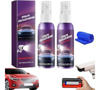 Eeiiey Invisible License Plate Spray,Car License Plate Invisible Spray,High Visibility Night Use Invisible License Plate Protector Sprayer,Easy Application Transparent Finish For Safe Driving (2 Pcs)
