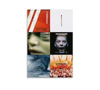 EEILASE Poster decorativo da parete con album dei Rammstein, 30 x 45 cm, senza cornice, motivo: Rammstein