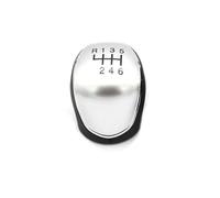 Eejghfwq Leva Pomello Cambio Per Ford Per C-Max Per Focus Mk2 Mk3 Per Grand Per C-Max Per Galaxy Pomello Cambio Per Auto Leva Cambio Manuale Testa A Sfera Manopola Cambio Auto(6-Speed Silver)