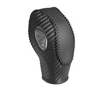 Eejghfwq Leva Pomello Cambio Per Ford Per Focus Per EcoSport Per Escape Per Fusion Per C-Max Per Energi Per Wagon Pomello Cambio In Fibra Di Carbonio Auto PU Manopola Cambio Auto(Carbon Black Line)