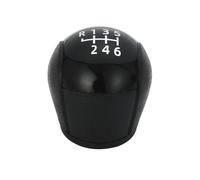 Eejghfwq Leva Pomello Cambio Per Ford Per Transit Per Van MK7 (2006-2013) Pomello Del Cambio Manuale A 5/6 Velocità, Leva Del Cambio, Colore Nero Argento Manopola Cambio Auto(Black 6 speed)