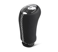 Eejghfwq Leva Pomello Cambio Per Megana Accessori Cambio Manuale Gear Head Leva In Pelle Testa Tre Colori Con Rosso Bianco Nero Manopola Cambio Auto(White)