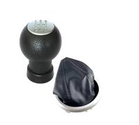Eejghfwq Leva Pomello Cambio Per Suzuki Per Swift 2005-2010 Per Suzuki Per S-Cross SX4 Per ALTO A 5 Marce Boccola Pomello Cambio Copertura Antipolvere Manopola Cambio Auto(T grey Black line)