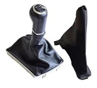 Eejghfwq Leva Pomello Cambio Per VAUXHALL Per OPEL Per ASTRA III H 1.6 2004-2010 Pomello Del Cambio Manuale A 5 O 6 Marce Con Copertura Antipolvere In Pelle Manopola Cambio Auto(R5-Black)