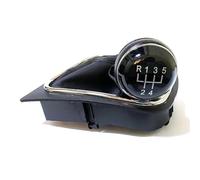 Eejghfwq Leva Pomello Cambio Per VW Per Golf 5 6 MK5 Per GTI Per GTD R32 2004-2008 Per Scirocco Pomello Del Cambio Manuale Cuffia Leva Cambio Copri Cuffia Manopola Cambio Auto(5 speed black thread)