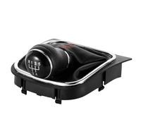 Eejghfwq Leva Pomello Cambio Per VW Per Golf 6 5 Per Rabbit Per Jetta MK5 MK6 MT Pomello Cambio Leva Maniglia Accessori Per Auto Parti Di Ricambio Per Interni Manopola Cambio Auto(5 plastic red)
