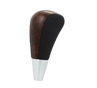 Eejghfwq Leva Pomello Cambio Pomello Del Cambio Per Auto Leva Del Cambio Con Penna Impugnatura Del Cambio In Pelle PU Leva Del Cambio Senza Velocità Manopola Cambio Auto(Wood color)