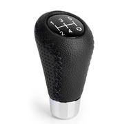 Eejghfwq Leva Pomello Cambio Pomello Del Cambio Universale A 5 Marce In Pelle Con Cuciture Rosse Leva Del Cambio Per Auto Cambio Manuale M10 M11 M12 Manopola Cambio Auto(Black)
